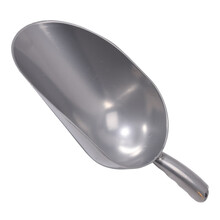 猪用加厚不锈钢饲料铲喂料瓢养猪设备饲料厂牛羊喂料用料铲料勺 透明塑料铲