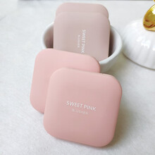 粉色安琪单色腮红女裸妆自然高光一体盘阴影修容嗮红胭脂橘色 微醺玫瑰