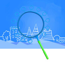 吹泡泡的工具 泡泡秀表演演出道具工具魔术花式大泡泡圈环棒枪西洋剑吹泡泡玩具 蓝色满天星