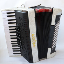 手风琴成人台湾WEYNA品牌高端120/96/80/60/48/8BS专业演奏手风琴 白（图片仅供颜色参考，详细看介绍） 48B26K