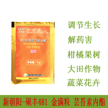 新朝阳 硕丰481花之果 金满粒 芸苔素内酯解药害花卉果蔬保花保果植物生长调节剂 5克/袋*1袋
