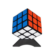 永骏魔方 二阶三阶顺滑四阶五阶比赛专用初学者套装全套玩具 3阶【黑底贴纸】