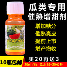 水果专用增甜剂增糖素甜蜜素乙烯利催熟剂果树樱桃西瓜桃柑橘着色 催熟着色增甜剂 瓜类专用20ml