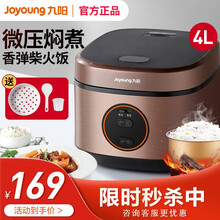 九阳（Joyoung）电饭煲3/4/5升家用智能全自动电饭锅不粘内胆厚釜多功能蒸煮饭锅大火力柴火饭 F-40FZ816 4L（推荐2-6人）