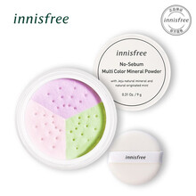 innisfree悦诗风吟三色散粉蜜粉 矿物质控油定妆散粉保湿提亮肤色轻薄透气自然裸妆 三色散粉9g