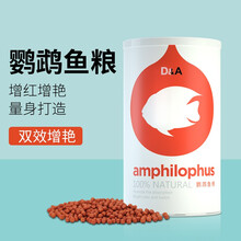 德克血红鹦鹉鱼饲料发财鱼锦鲤鱼食热带观赏鱼鱼粮上浮 1300ml