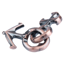 九连环智力扣解环套装解锁锌合金魔锁益智玩具男孩成人智力玩具 7-14岁 爱神锁