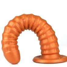 男用女用后庭肛塞棒情趣扩肛器粗大自玩器sm深入式性工具特加大型强力吸盘情趣用品 金刚金色4.5 层次感粗大肛塞系列