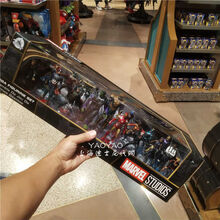 七夕情人节生日礼物送男女友上海迪士尼漫威复仇者联盟4灭霸黑豹钢铁侠人偶模型手办摆件套装定制定制款 复仇者联盟四20个套装