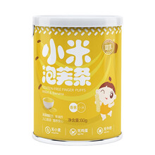 婴享（Genieten） 小米泡芙条香蕉味无小麦鸡蛋牛奶谷物磨牙宝宝手指营养零食 香蕉味60g/罐 