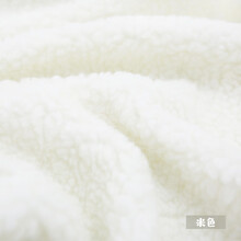 京弗 羊羔毛布料加厚秋冬外套里布毛绒鞋帽保暖里衬服装面料手工玩偶布 加厚米色 半米价