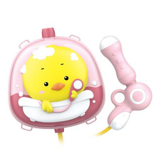 儿童水枪玩具喷水针筒抽拉式男孩大容量呲滋小漂流打水仗神器女孩六一儿童节礼物 背包水枪粉色小鸡款