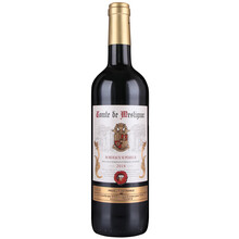 超市	美斯蒂超级波尔多干红葡萄酒  法国原瓶进口红酒经典混酿 750ml 单支