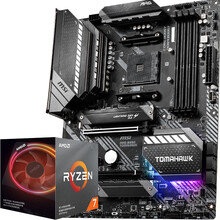 微星B550M MORTAR WIFI迫击炮 战斧导弹B550系列电脑主板AMD B550/AM4 MAG B550 TOMAHAWK战斧导弹 +AMD 锐龙5 3500X盒装