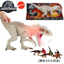 新品美泰侏罗纪恐龙玩具侏罗纪世界2暴虐霸王龙反派迅猛龙电影同款 暴虐霸王龙(可张嘴发声带灯光-GCT95