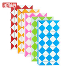 乐智由我 百变弹簧魔尺24段36段48段72段儿童益智玩具百变魔方减压玩具送教程书生日礼物 72段随机色【备注五色可选】