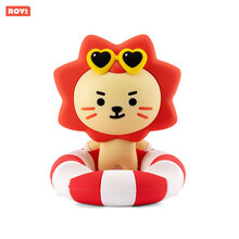 ROY6 莱阳夏日玩偶手机支架 潮流公仔玩具桌面摆件LINE FRIENDS 莱阳 夏日手机支架