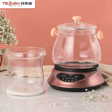 特莱雅（TERLEIA）养生壶全自动加厚玻璃隔水炖盅 多功能电热水壶  20D·B型 玫瑰金