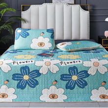 茉轩乳胶凉席印花两件套（花颜） 单人床/儿童床 花颜 90x200cm