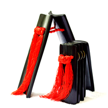 曲漾民族打击乐器快板御子板 太平歌词快板 初学入门玉子板响板 黑色成人款+绒布袋