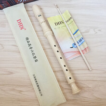 DHS竖笛6孔8孔高音德式G八孔竖笛C调儿童初学者六孔笛子学生入门 六孔竖笛标配