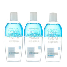 美宝莲（MAYBELLINE)卸妆水卸妆液 深层清洁温和不刺激 150ml×3只 眼部及唇部卸妆液