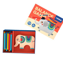 弥鹿（MiDeer）儿童玩具  亲子游戏3-6岁大象平衡木叠叠乐拼搭积木彩棒 菲比象平衡木