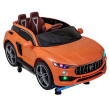 超市门口广场商用投币摇摇车儿童电动玩具车摇摆机家用音乐摇摇乐 橘色玛莎拉蒂