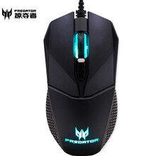 宏碁(acer)Predator掠夺者 游戏鼠标 电竞鼠标 有线鼠标  RGB鼠标 吃鸡鼠标 400-5000DPI 黑色 PMW710