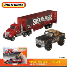 新款MATCHBOX火柴盒仿真合金车模型福特警车巴士工程车越野汽车 【GMD01】万国牌·天际孤星半挂牵引车