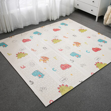 澳乐折叠爬行垫加厚婴儿客厅xpe爬爬垫儿童家用宝宝游戏垫地垫礼盒航海旅途+奇特动物197*154*1