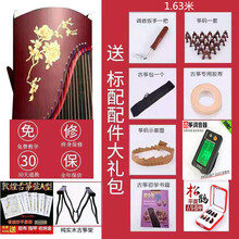古筝初学者入门古筝琴实木演奏成人自学儿童便携式考级教学 花开富贵+标配配件+1对1教学