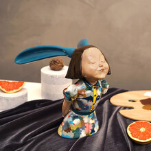 稀奇艺术 艺术衍生品客厅摆件送女友七夕礼物 《我看到了幸福-调色盘》 三十而已顾佳同款 调色盘