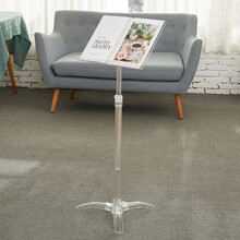 思雅晨Saysn大乐谱架可升降曲谱台纯透明谱架台便携大小提琴吉他古筝乐器通用 纯透明谱架（无孔）