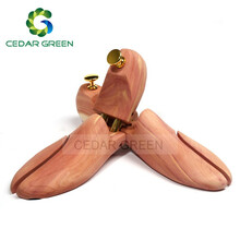 CEDAR GREEN雪松木鞋撑鞋楦实木鞋撑子撑鞋器扩鞋器撑大器定型防皱除味可调节 金色扣40码