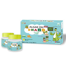 谱益珍Puyejane 孕产妇儿童藻油DHA夹心糖果60粒/盒 含叶黄素酯+维生素C 韩国原装进口