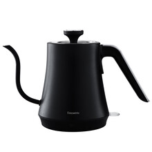 Easyworkz电控温挂耳手冲咖啡壶 家用长嘴细口壶 不锈钢304自动断电大容量热水泡茶壶 时尚黑