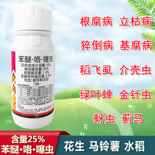 25%苯醚甲环唑·咯菌腈 ·噻虫嗪根腐病恶苗病小麦花生种衣剂拌种剂 1瓶 70克/瓶