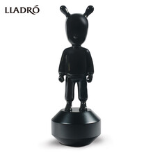 LLADRO雅致天外来客人形站姿瓷偶黑色礼物饰品