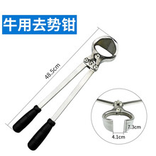 牧多邦 羊用去势钳 不锈钢牛用夹蛋钳无血阉割器阉割钳牛羊兽用器械 煽羊钳 阉羊钳 精品牛用去势钳