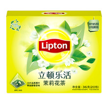 超市	
立顿Lipton  茉莉花茶  乐活三角茶包袋泡茶叶1.8g*20