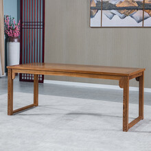 寻古红木家具非洲鸡翅木（学名：非洲崖豆木）茶桌椅组合实木新中式多功能干泡茶台茶几茶艺桌会议桌休闲桌O 单桌：长180*宽76*高78cm