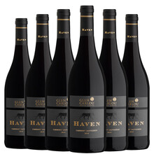超市	格伦卡洛（GLEN CARLOU）南非原瓶进口红酒整箱 哈文系列干红葡萄酒 赤霞珠2019年份 14.5度 750ml*6瓶