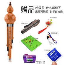 荣凯云南精品葫芦丝乐器初学者c调降b调小学生儿童入门演奏型防摔耐用 C调+118页教材书【学生推荐】