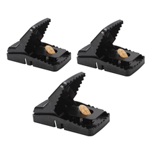 老鼠夹捕鼠器家用灭鼠神器捕鼠夹子老鼠笼驱鼠器老鼠药 高灵敏捕鼠夹 3个装