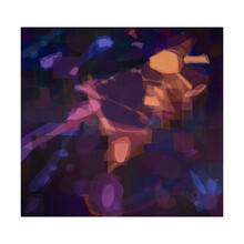 墨斗鱼艺术林子豪油画原作抽象油画 大尺寸作品原作孤品 定制级装裱手工实木框顺丰物流200*185cm