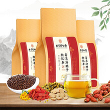北京同仁堂菊花决明子茶 枸杞蒲公英牛蒡根胎菊桂花栀子茶包非熬夜五宝茶苦荞养生茶丁金银花草茶男女 养肝 三盒装