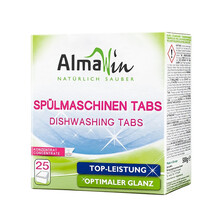 almawin德国进口有机洗碗块 洗碗机专用洗涤块 适用西门子方太美的松下除菌洗碗机块洗涤剂25块500g