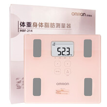 欧姆龙 （OMRON）电子秤脂肪体重测量秤 HBF-371 212 214可测量体脂含量健身房脂肪秤 欧姆龙 HBF-214体脂称