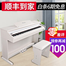 吟飞（Ringway）电钢琴88键重锤电子钢琴 简约白TG8841 简约白TG8841